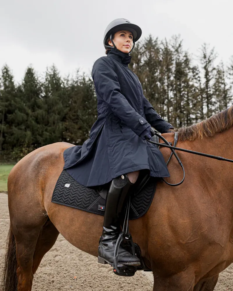 Equidry Bronte Waterproof Riding Coat in Navy-5