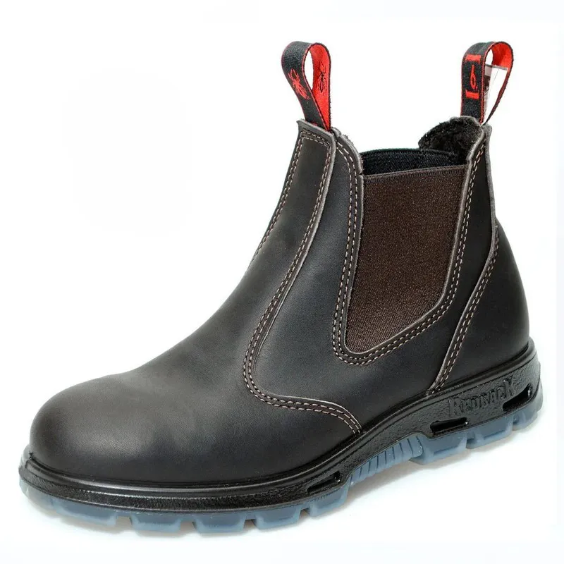 Redback Safety Boots in Brown