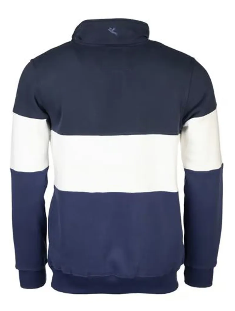 Rydale Byland Pheasant Sweatshirt in Navy/White/Denim-1