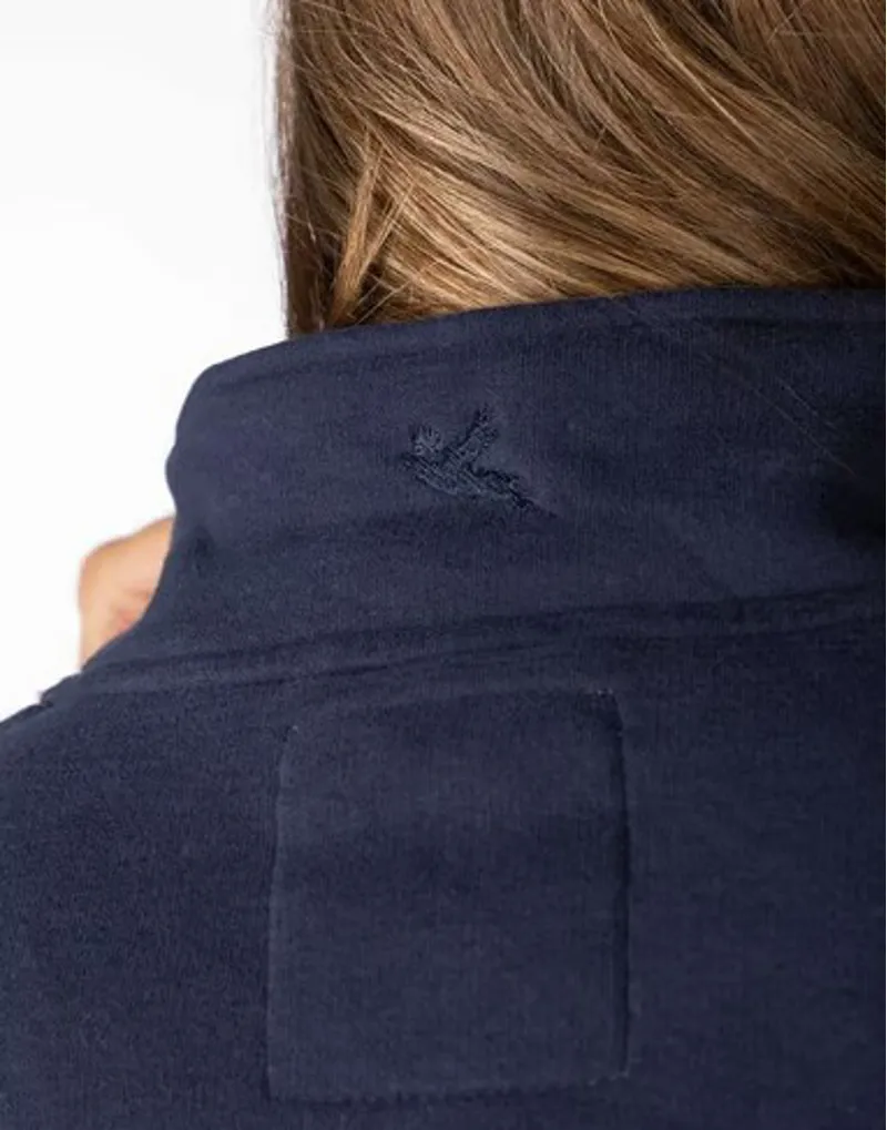 Rydale Snaffle Sweatshirt in Navy/White/Soft Blue-3