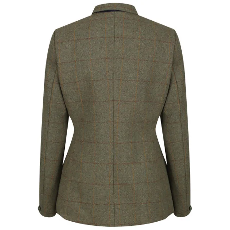 Equetech Claydon Tweed Riding Jacket in Green-1