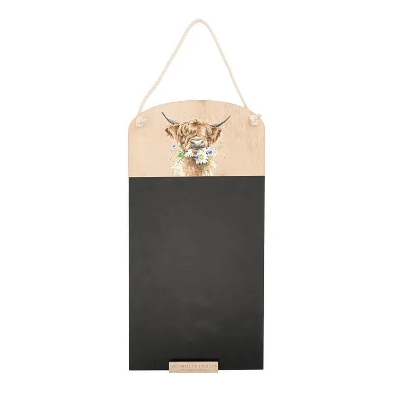 Wrendale 'Daisy Coo' Highland Cow Chalkboard