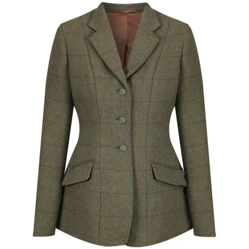 Equetech Claydon Tweed Riding Jacket in Green