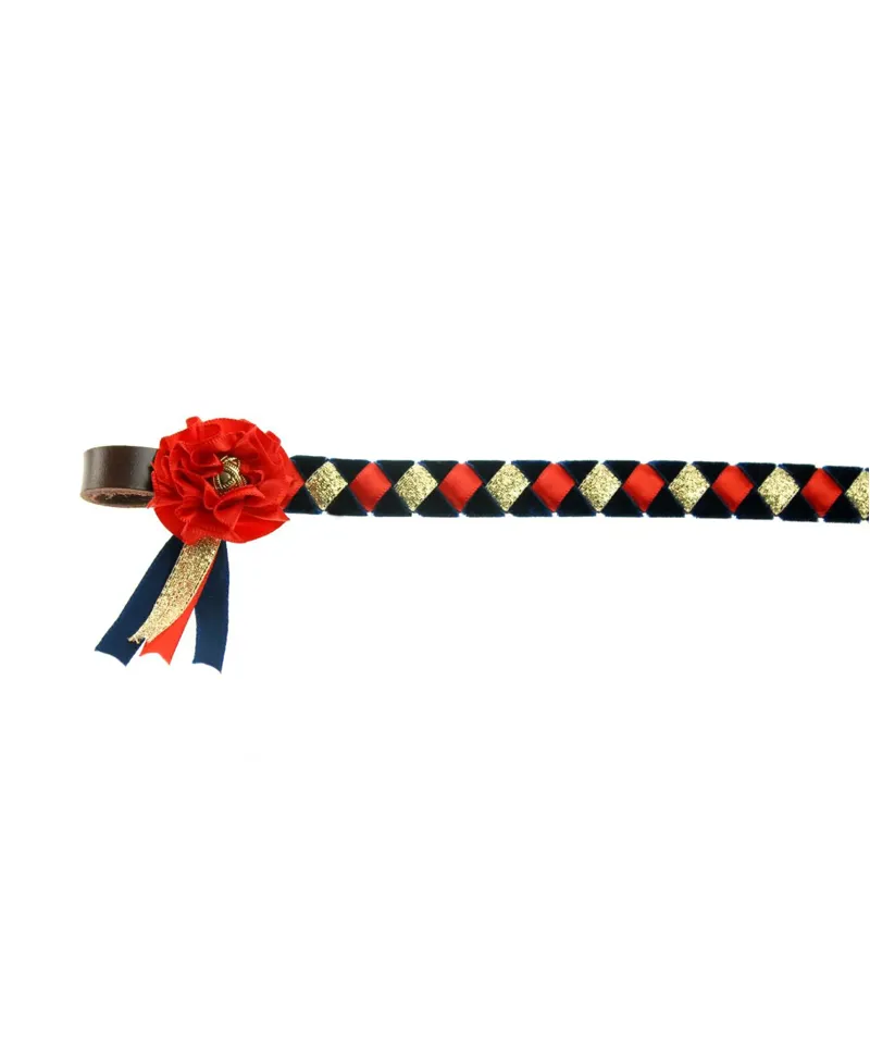 Elico Cayton Browband in Red