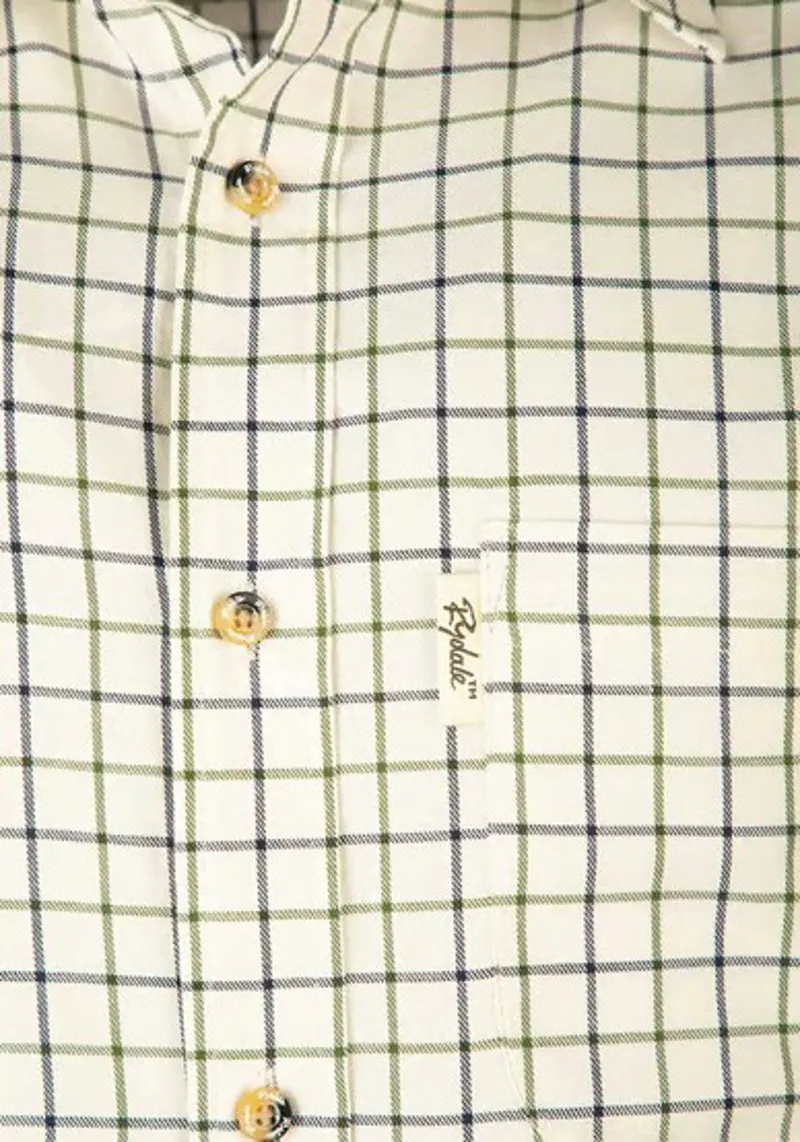 Rydale Check Country Shirt in Lockington Green-2