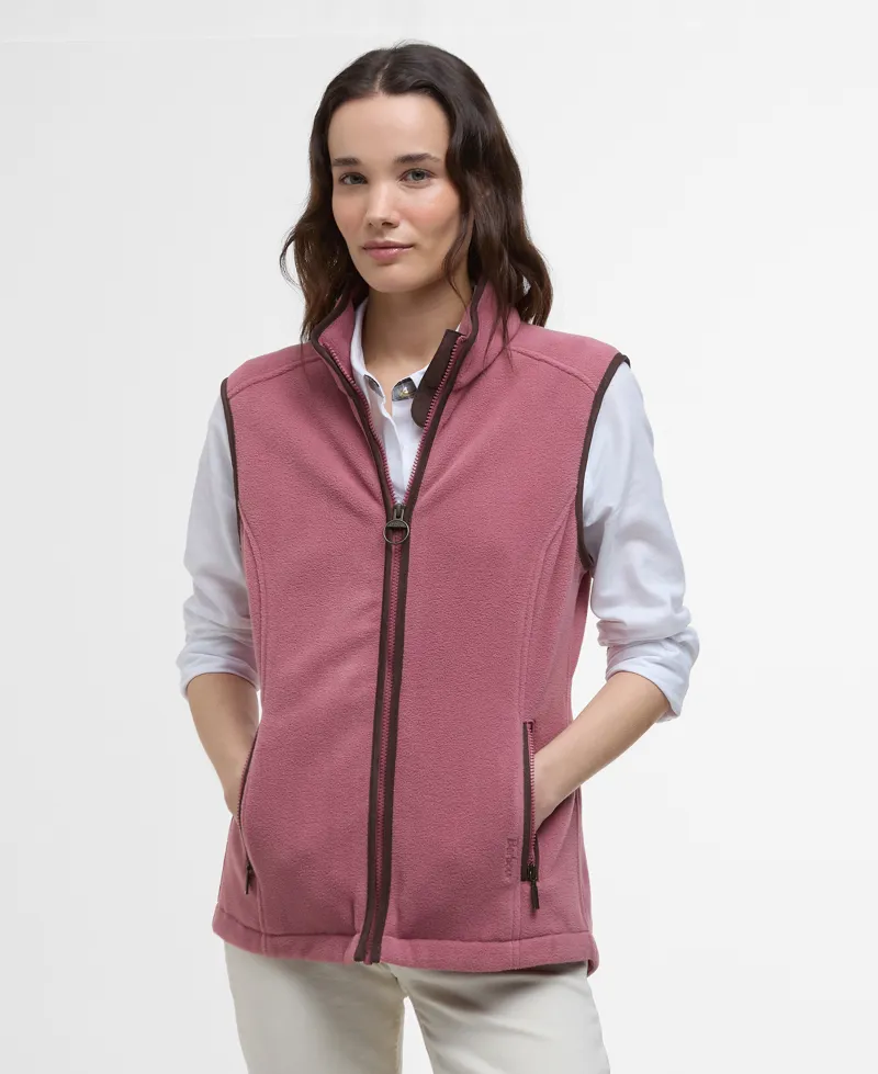 Barbour Colton Fleece Gilet in Deep Pruce-1
