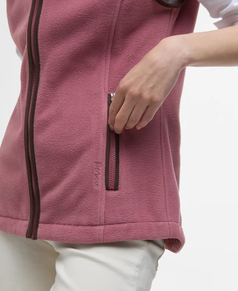 Barbour Colton Fleece Gilet in Deep Pruce-4