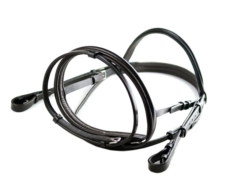 Dever Ascot Comfort Flash Bridle-1