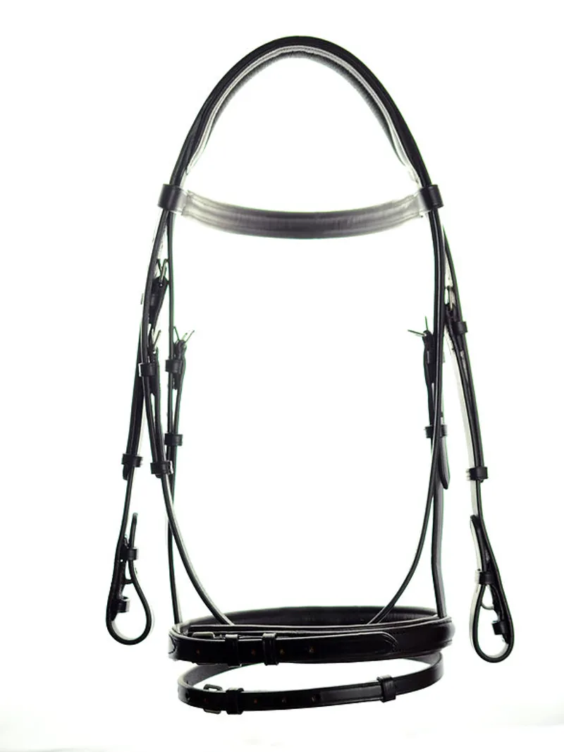 Dever Ascot Comfort Flash Bridle-2