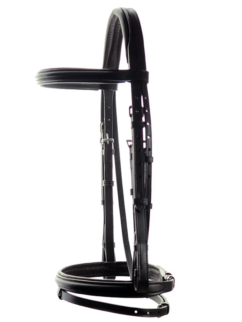 Dever Ascot Comfort Flash Bridle-4