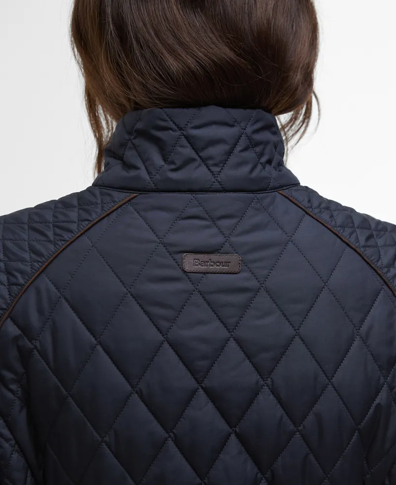 Barbour Crawford Cavalry Quilt in Dark Navy-5
