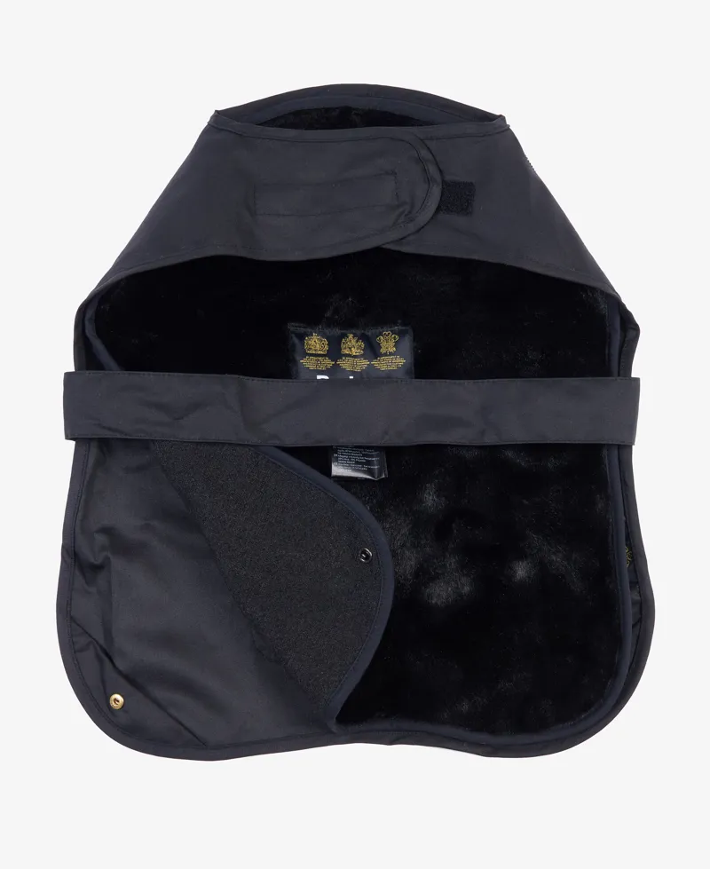 Barbour 2 in 1 Wax Dog Coat in Black-1