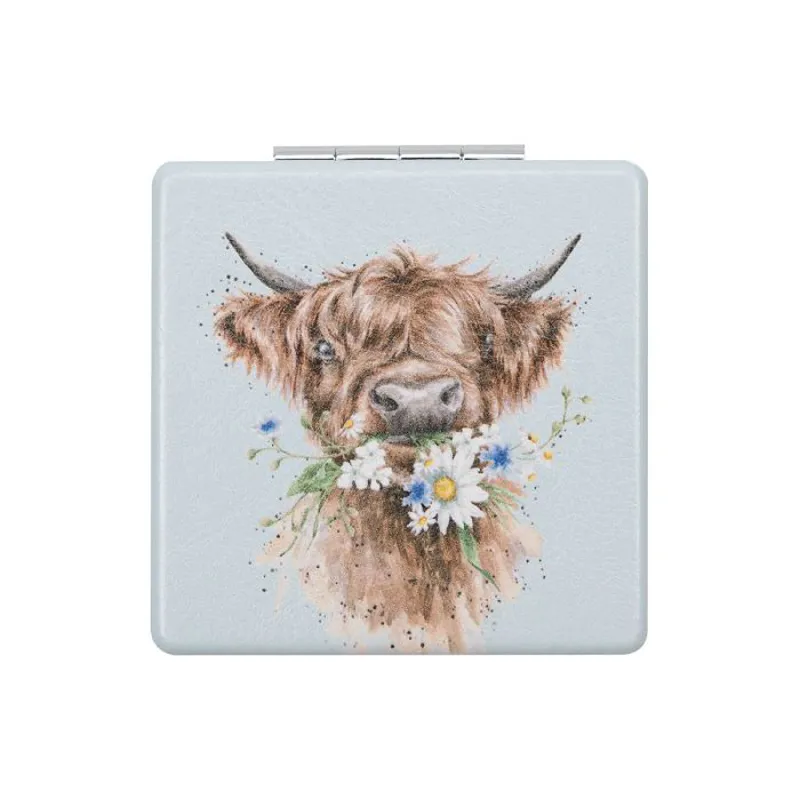 Wrendale 'Daisy Coo' Compact Mirror