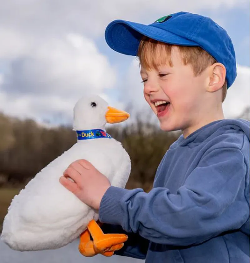 Tractor Ted Dibble the Duck Soft Toy-1