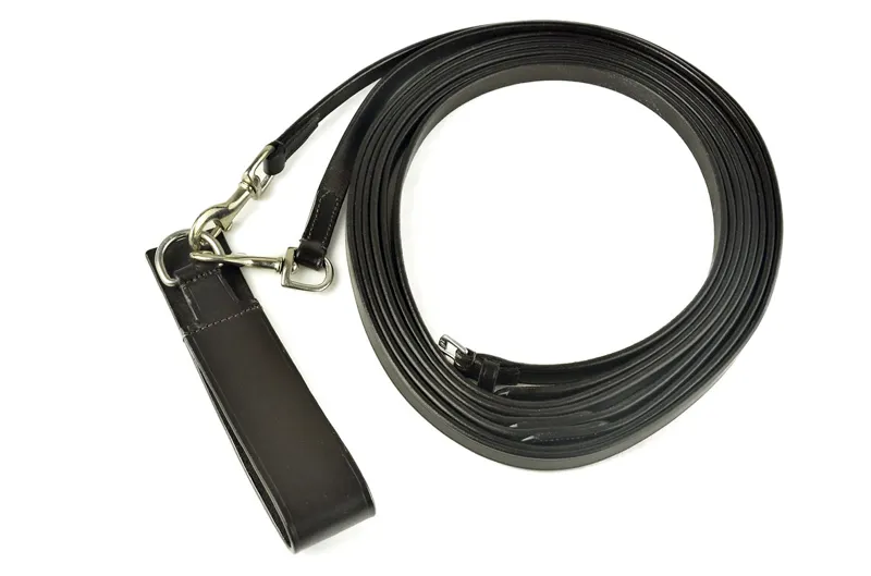 Dever Ascot Leather Draw Reins-1