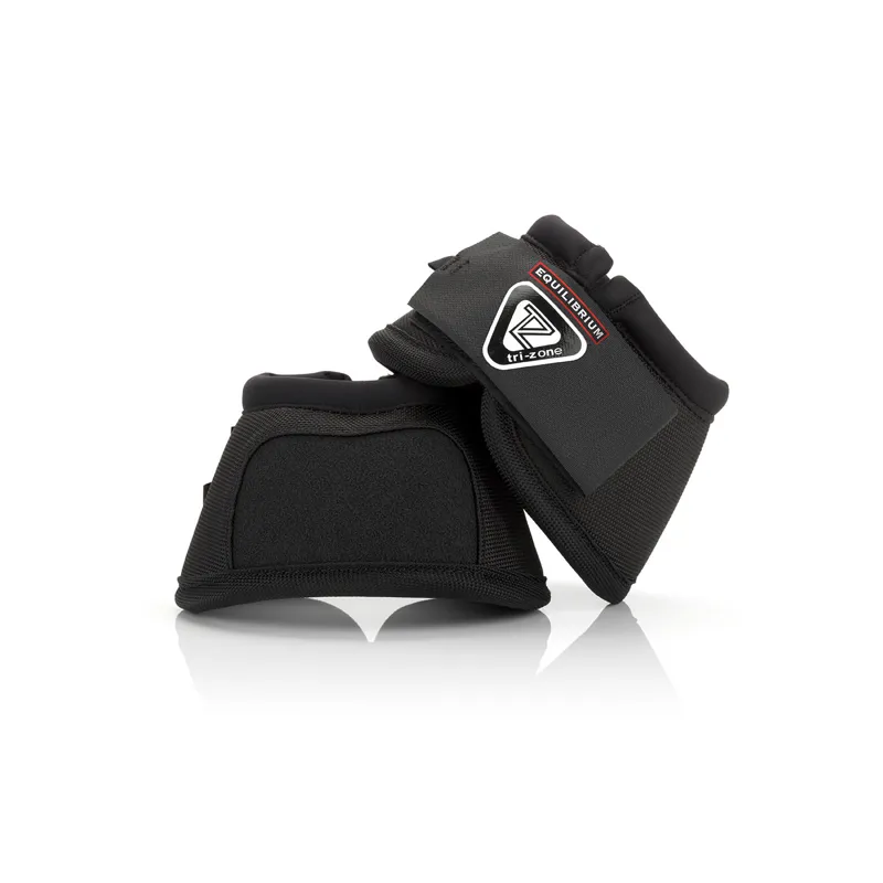 Equilibrium Tri-Zone Over Reach Boots - BLACK