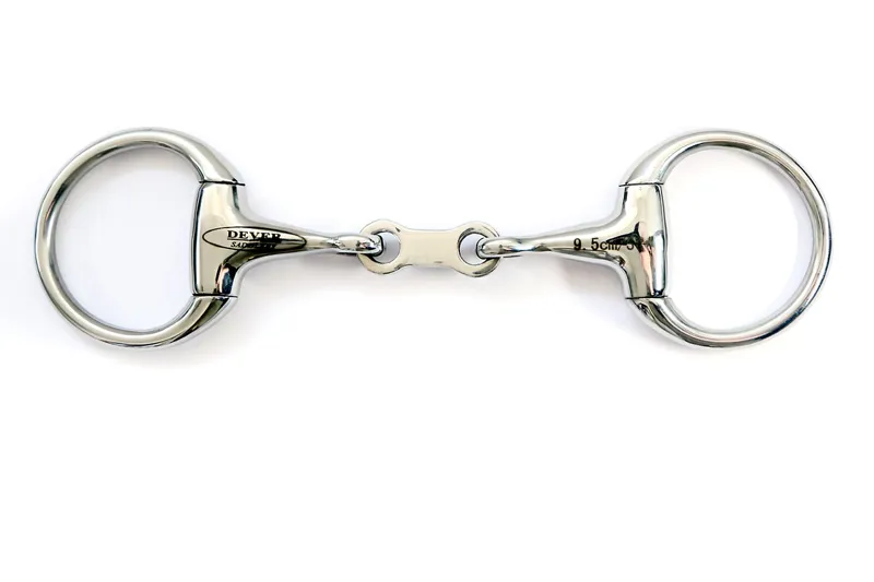 Dever Steel Eggbutt Snaffle with French Link