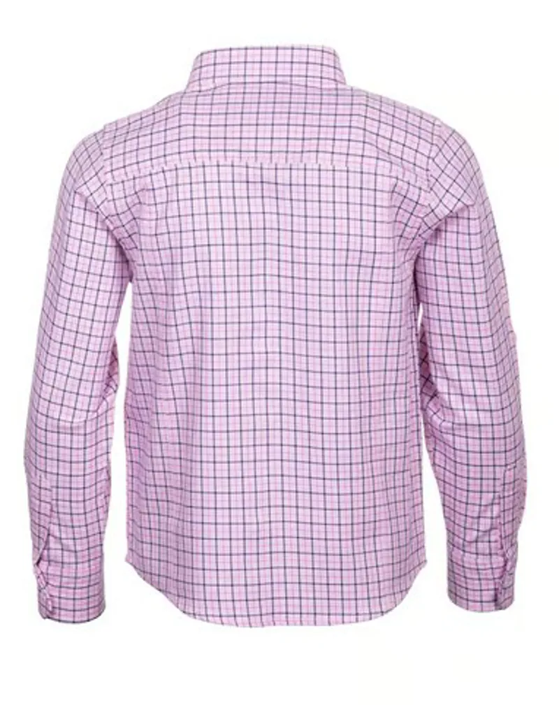 Rydale Junior Ellie II Check Country Shirt in Pink-2