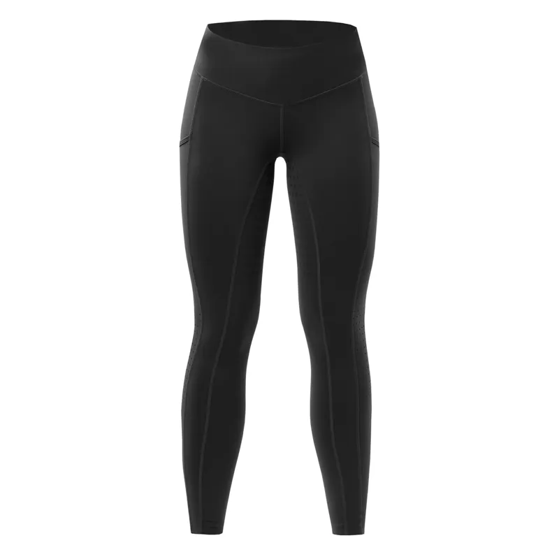 Equetech Winter Riding Tights in Black-1