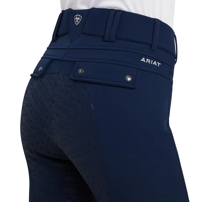 Ariat Tri Factor Frost Insulated Breeches Full Seat in Navy-3
