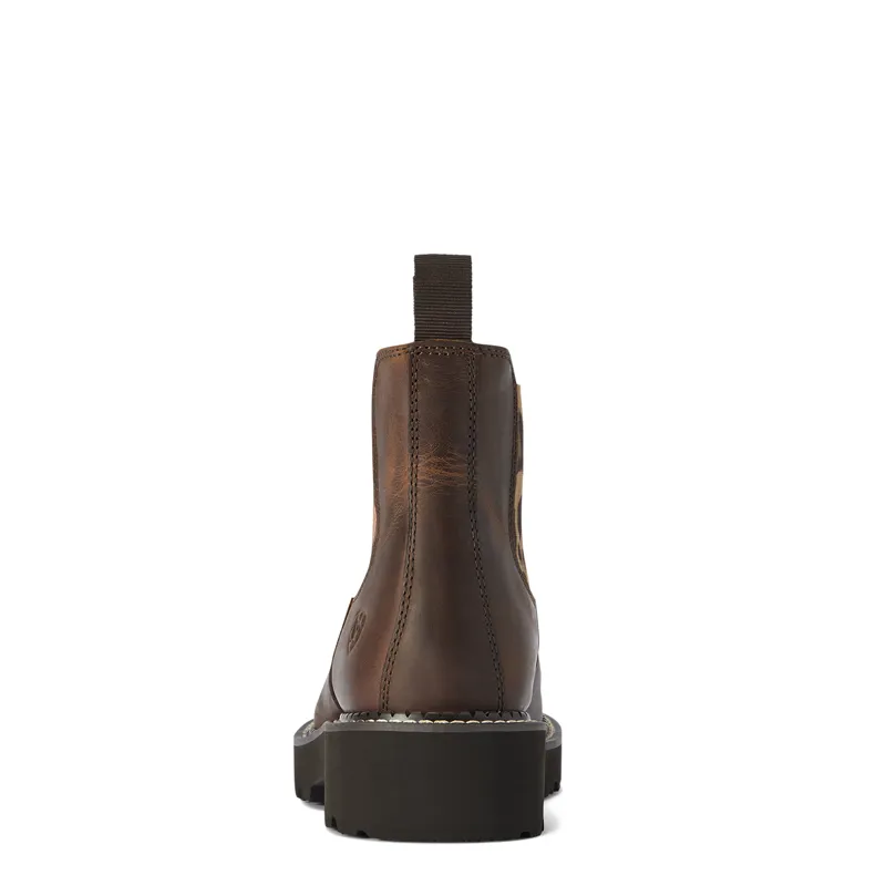 Ariat Fatbaby Twin Gore Western Boot in Distressed Tan-1