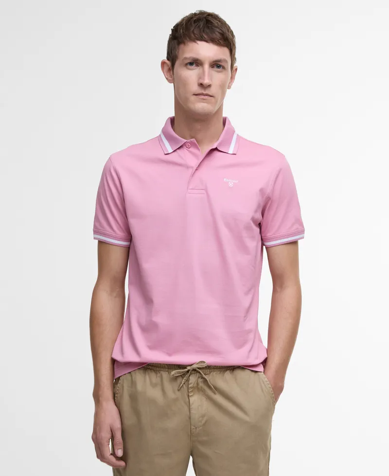 Barbour Ferrybridge Polo in True Pink-1