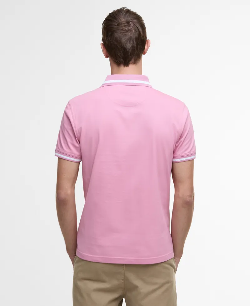 Barbour Ferrybridge Polo in True Pink-3