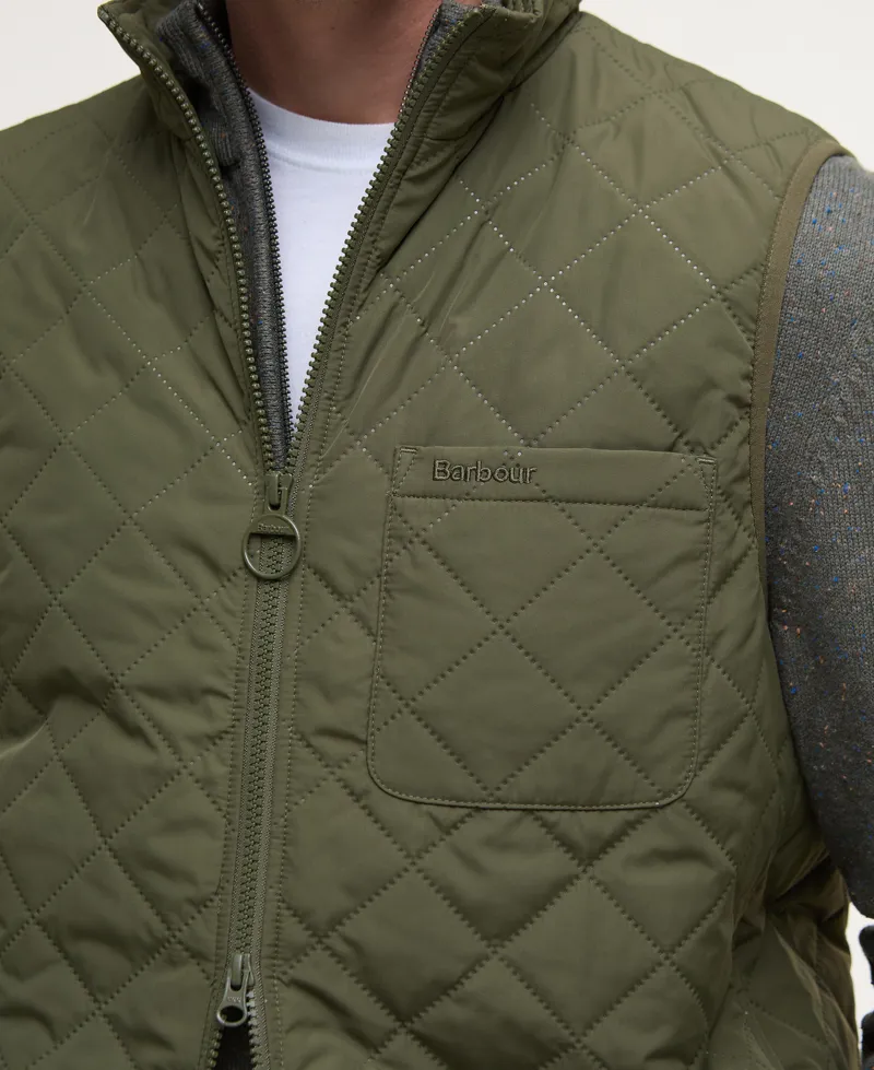 Barbour Filey Ultralight Gilet in Fern-5