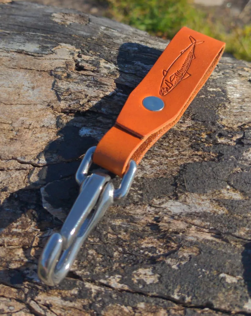 Mackerel Tan Lanyard by J Boult