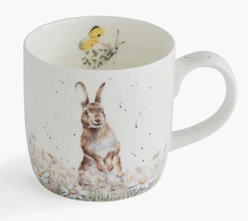Wrendale 'Fresh As A Daisy' Rabbit Mug