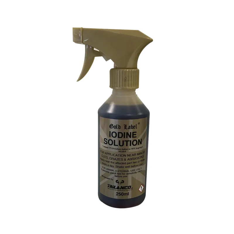 Gold Label 250ml Iodine Spray