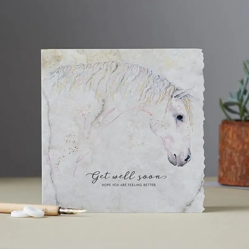 Fanciful Dolomite Get Well Soon Card