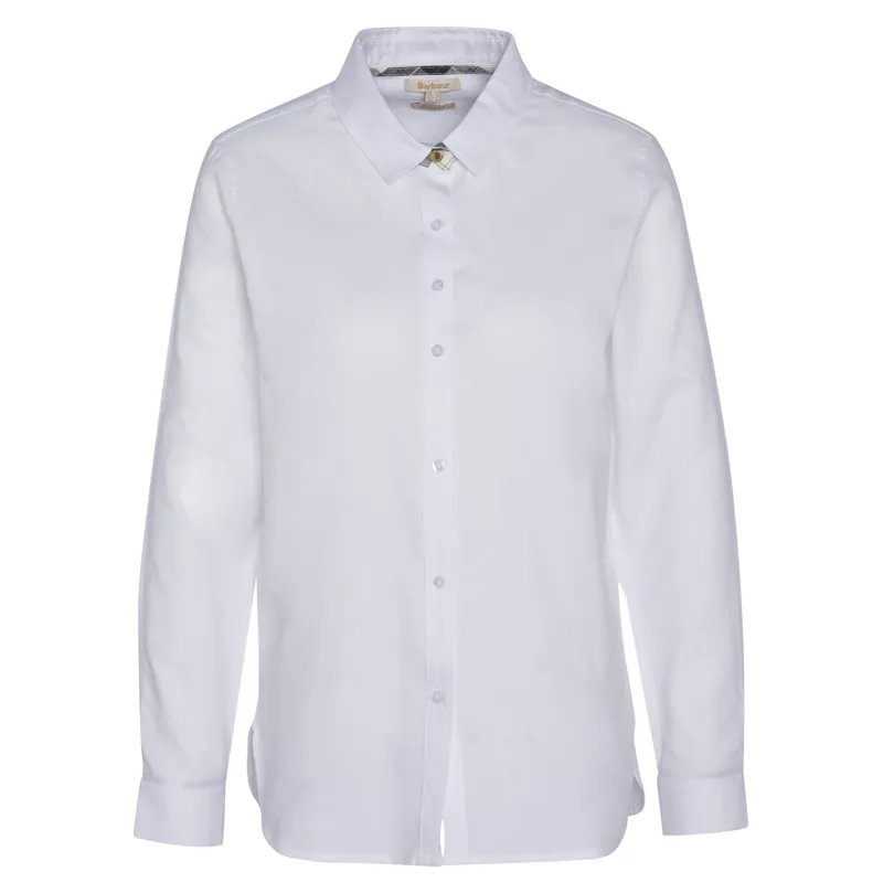 Barbour Glades Shirt in White/Gardenia