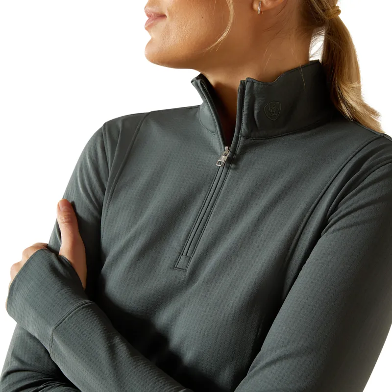 Ariat Gridwork 2.0 1/4 Zip Baselayer in Urban Chic-1
