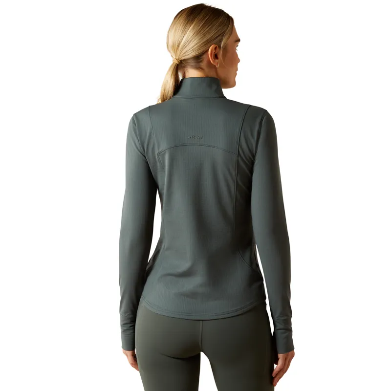 Ariat Gridwork 2.0 1/4 Zip Baselayer in Urban Chic-2