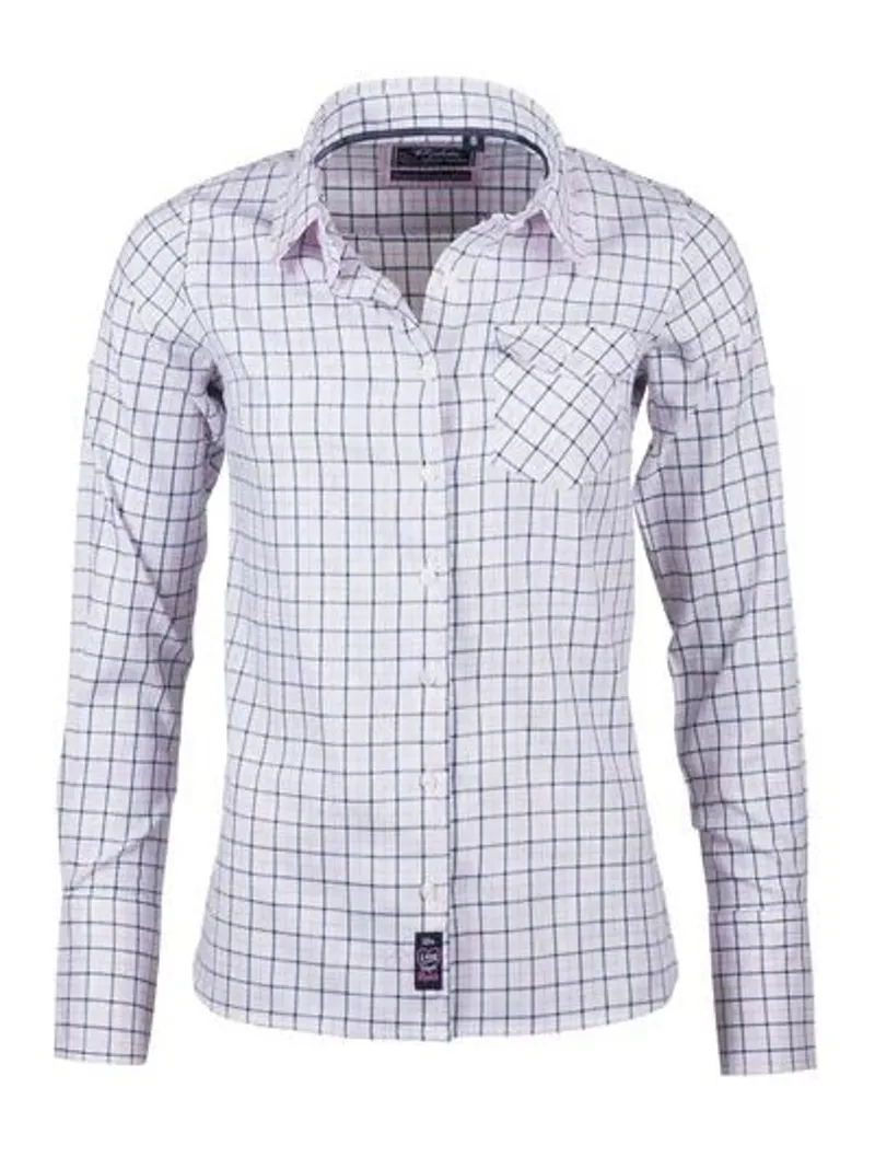 Rydale Hannah Country Check Shirt in Ellie Navy