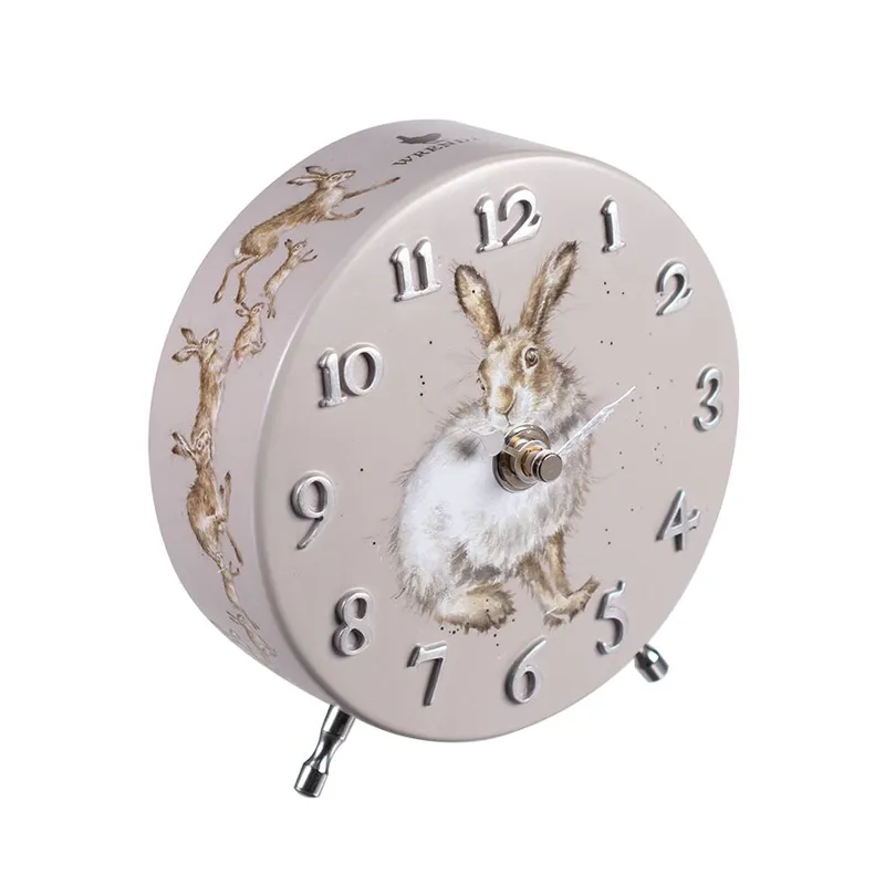 Wrendale 'Winter Hare' Mantel Clock-2