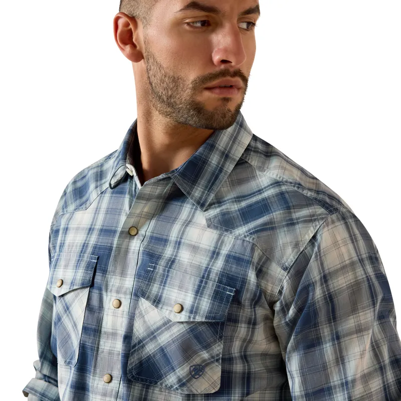 Ariat Retro Heathcliff Western Shirt in Key Largo Plaid-1