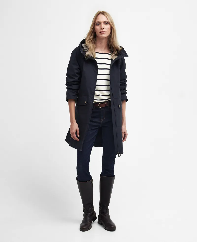 Barbour Heron Jacket in Dark Navy-1