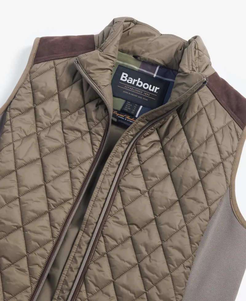 Barbour Highfield Gilet in Winter Moss-5