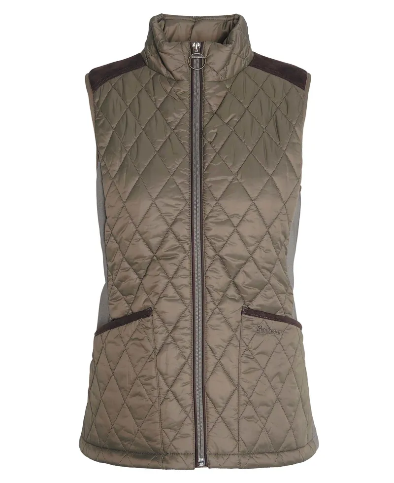 Barbour Highfield Gilet in Winter Moss