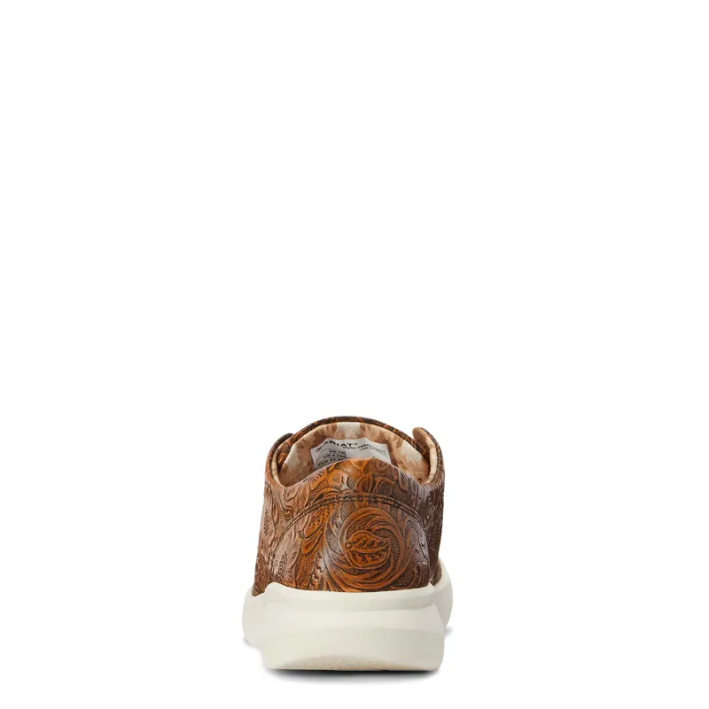 Ariat Hilo Casual Shoes in Brown Floral Emboss-1