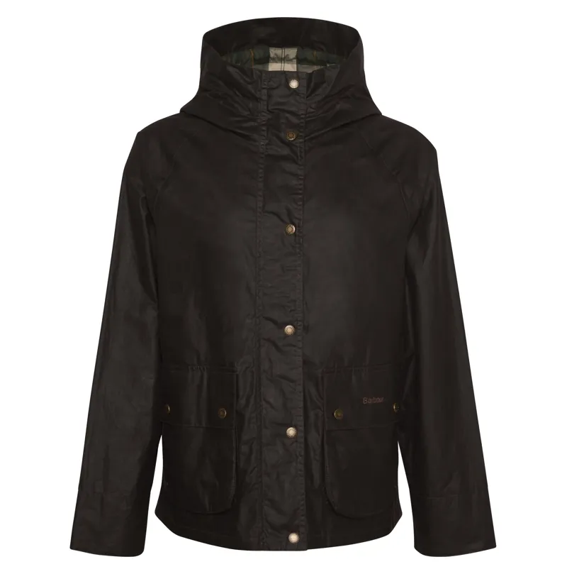 Barbour Hollies Wax Jacket in Rustic