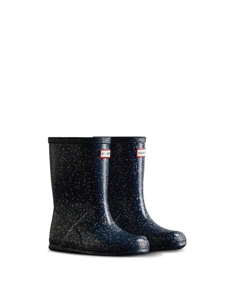 blue glitter hunter wellies
