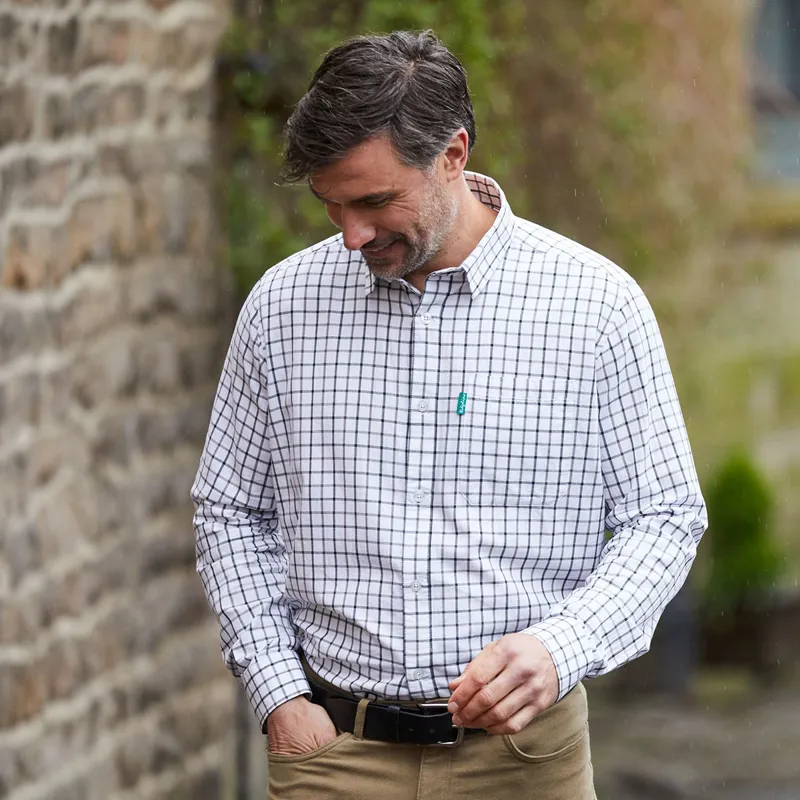 Ridgeline Mens Sedgebrook Shirt in Deep Forest-4