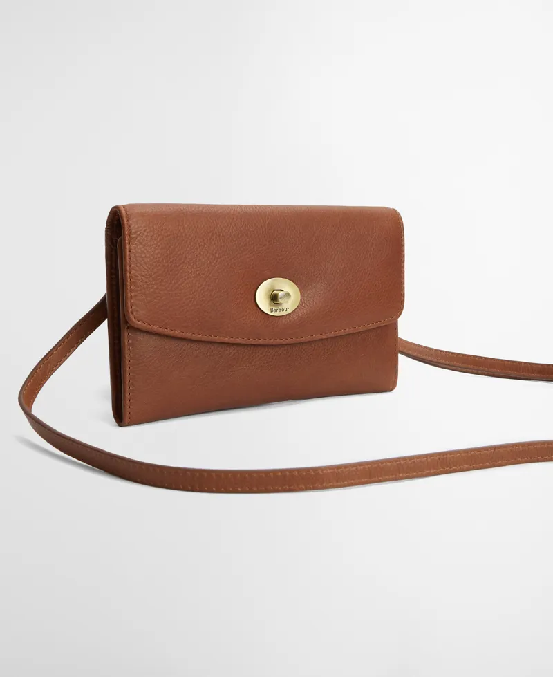 Barbour Isla Travel Purse in Brown-1