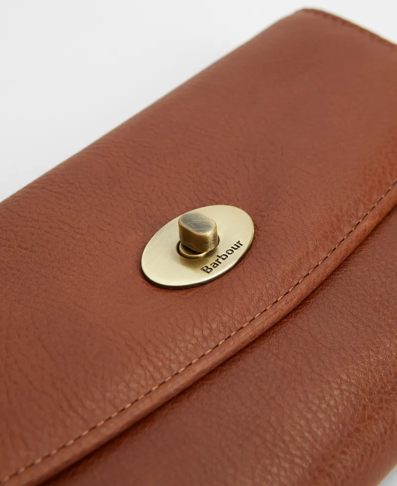 Barbour Isla Travel Purse in Brown-3