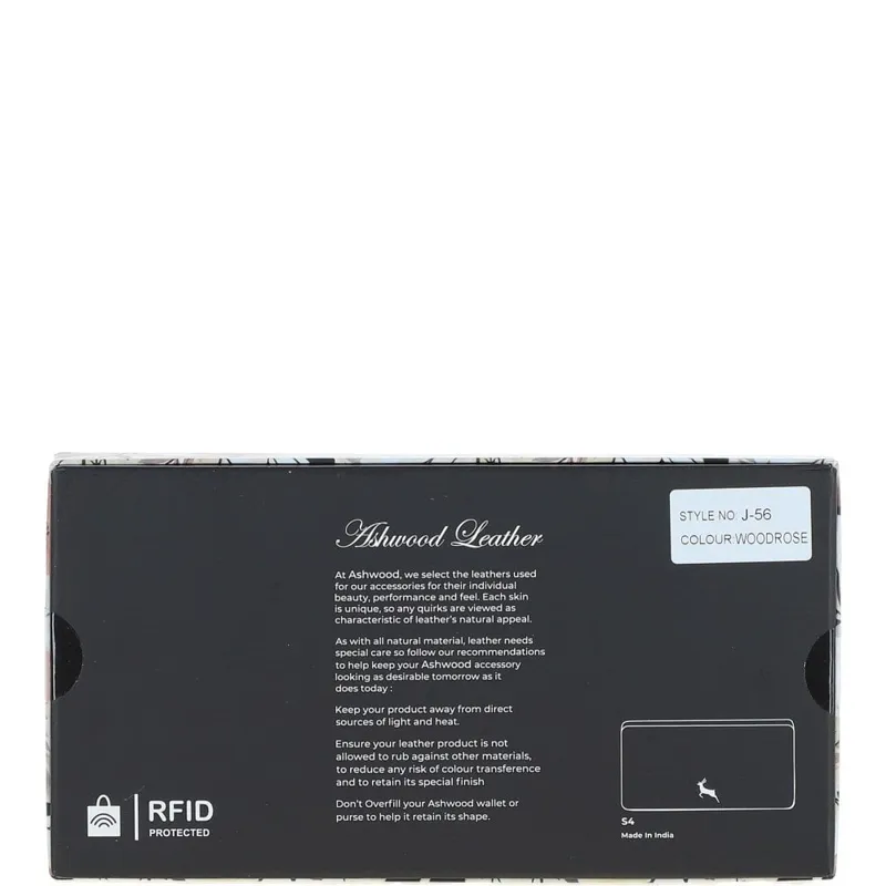 Ashwood Leather Purse Woodrose J-56-3