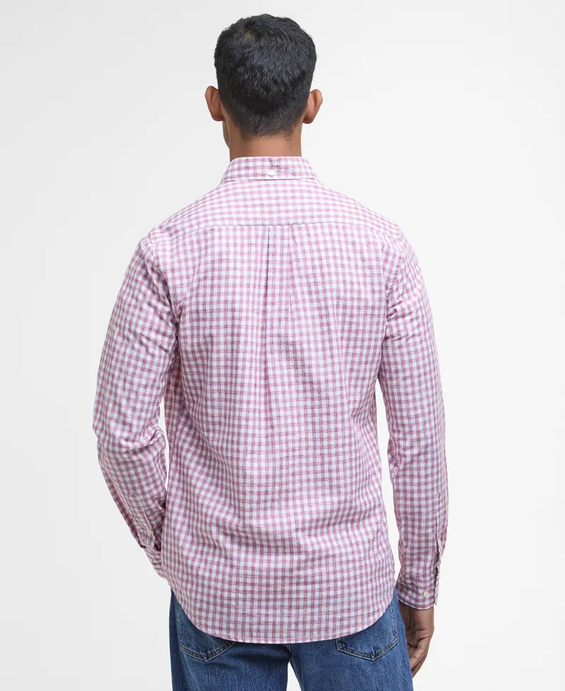 Barbour Kanehill Shirt in Washed Raspberry-2