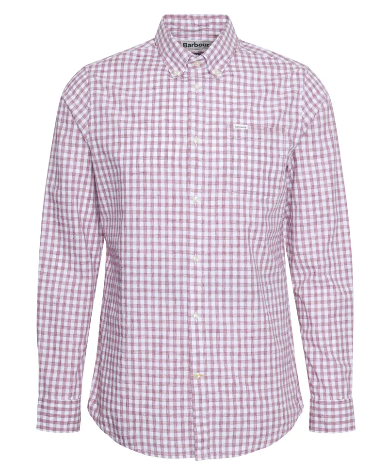 Barbour Kanehill Shirt in Washed Raspberry